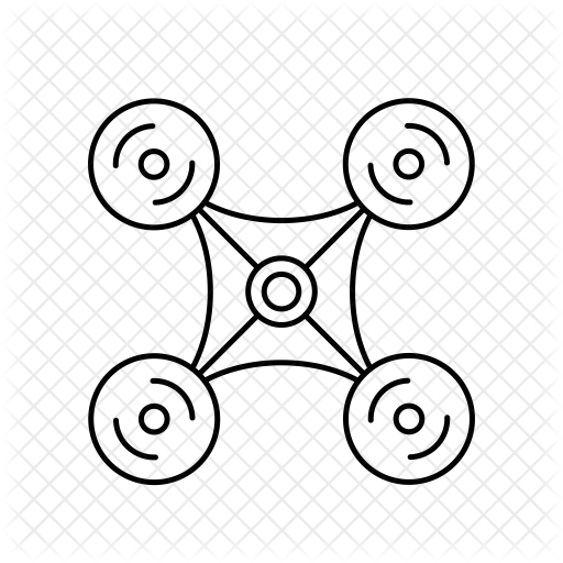 Camera Icon - Quadcopter (512x512)