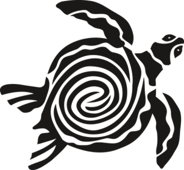 Turtle By Pushkar Murkute - Penyu Vector (360x334)