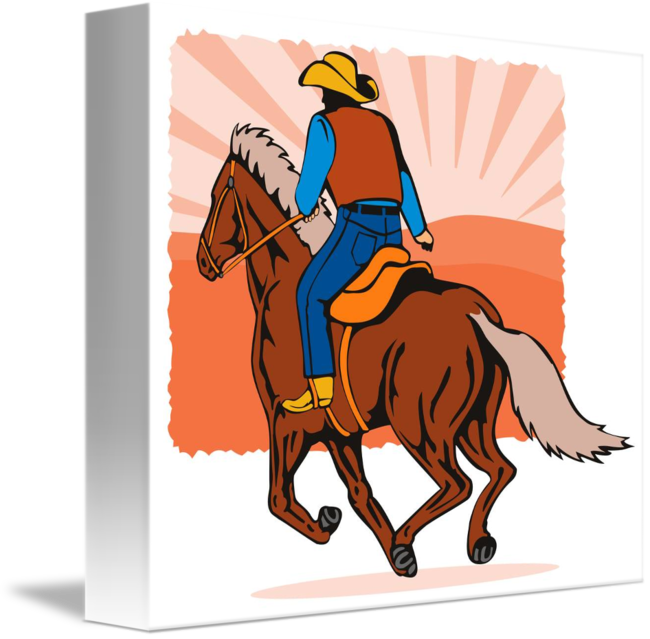 Cowboy Silhouette (650x639)