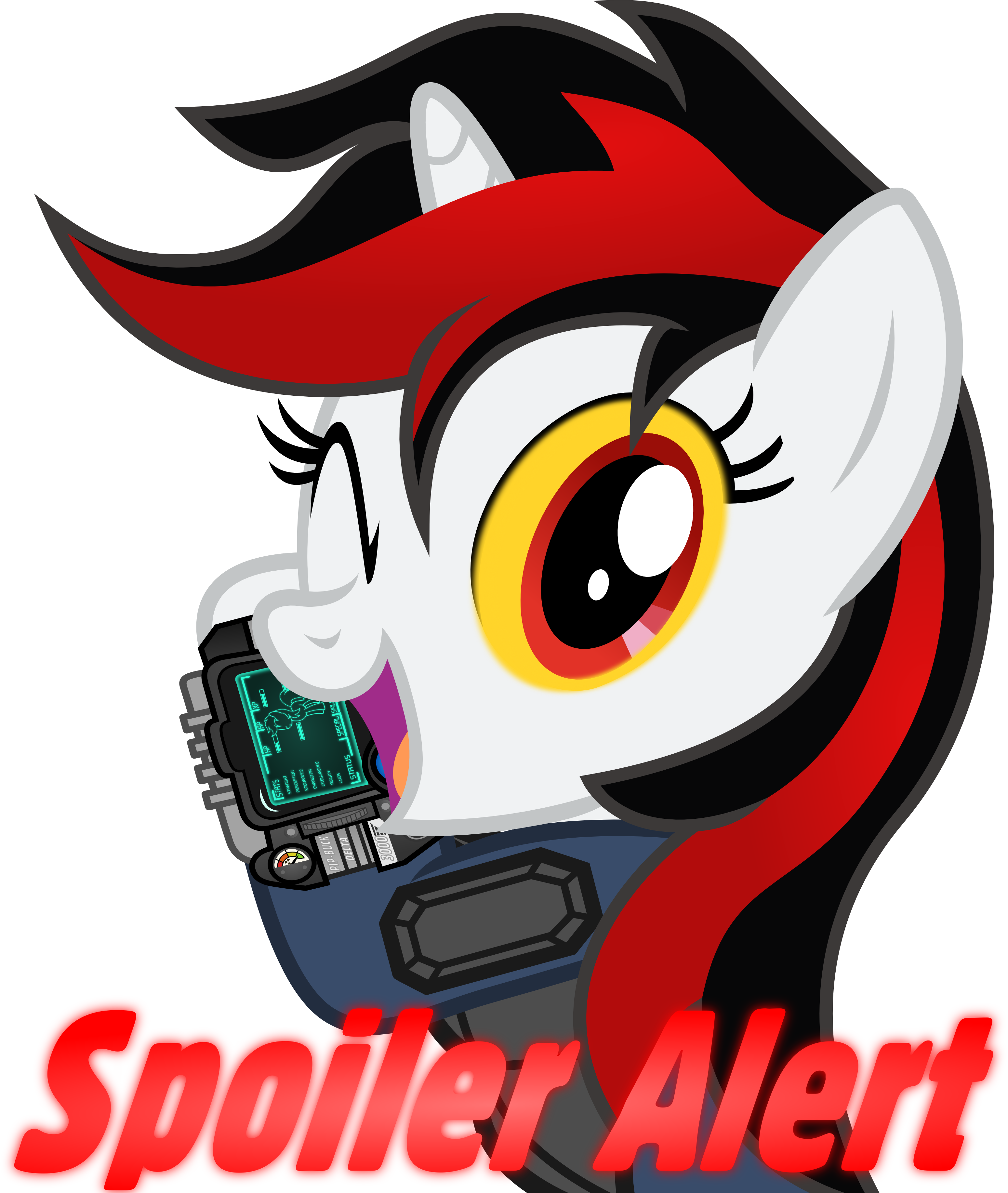 Spoiler Alert By Vector-brony - Digital Art (3100x3669)