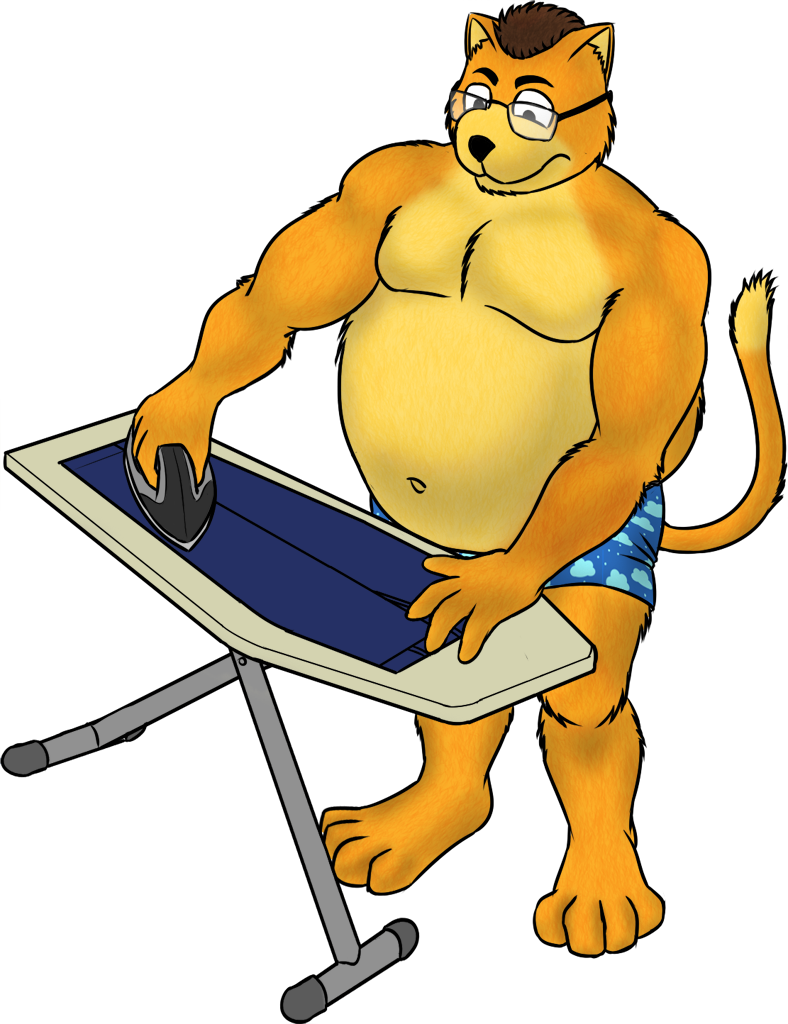 I Hate Ironing - Cartoon (788x1024)
