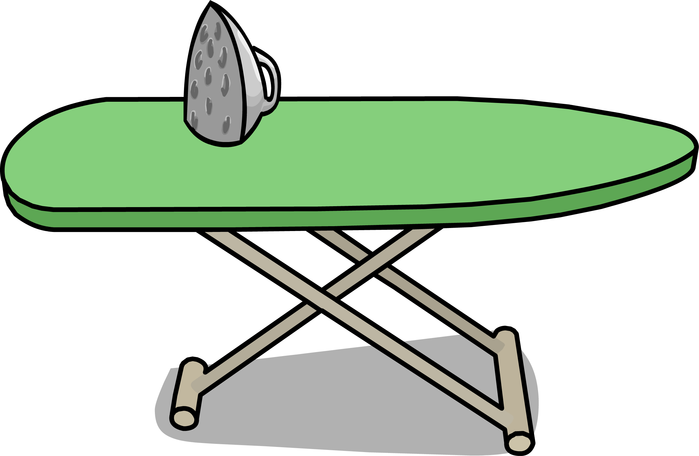 Ironing Board Sprite 006 - Ironing (2306x1506)