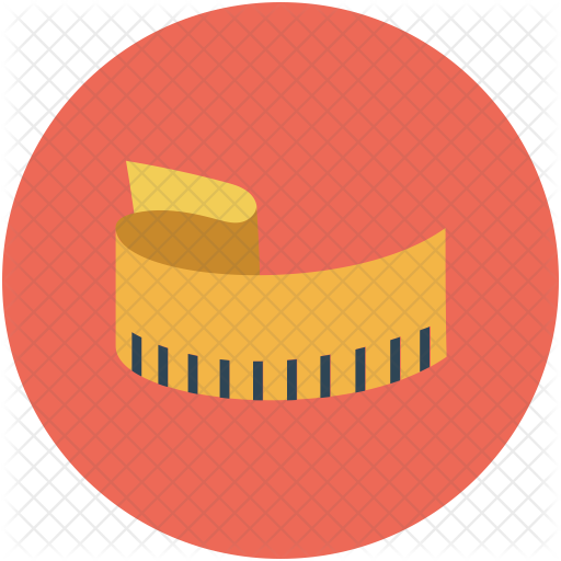 Measure Tape Icon - Illustration (512x512)