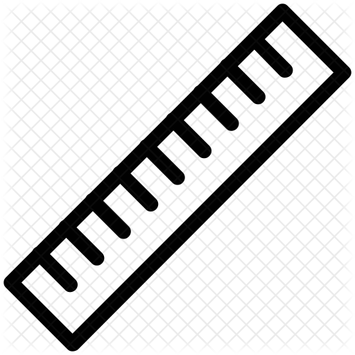 Ruler Icon - Ruler (512x512)