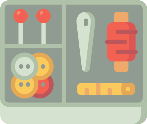 Sewing Tools Free Icon - Tool (512x512)
