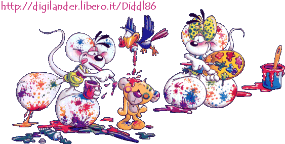 Diddl Diddlina Picasso - Cartoon (574x296)