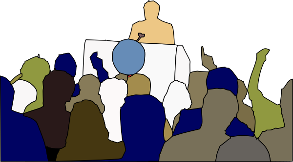 Press Conference Clipart (600x333)