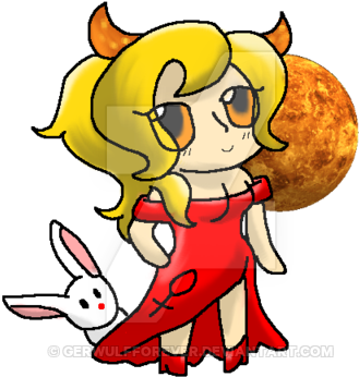 Venus By Gerwulfforever - Planet Venus (400x400)