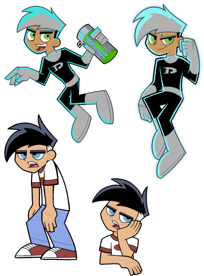 Dark Danny Dani Phantom Deviantart Digital Art - Danny Phantom (784x1019)