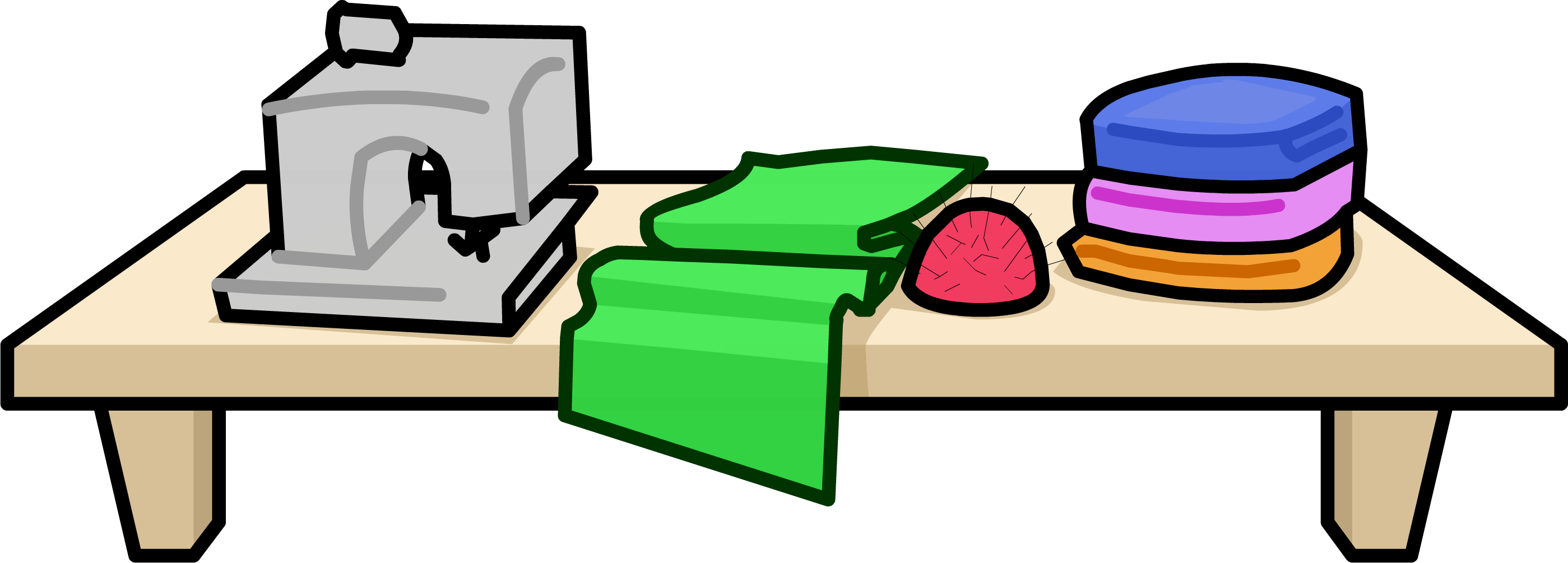 Sewing Table - Sewing Table (2798x1005)