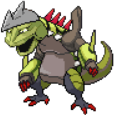 Pokemon Gene Splice - Haxorus Sprite (400x391)