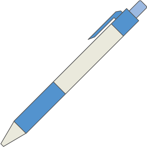 Ballpoint Pen - Clip Art (640x640)