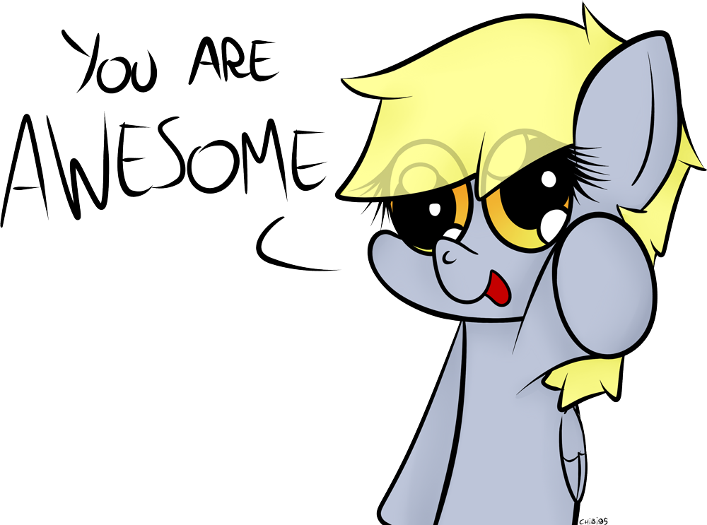 Derpy By Obot101 - Cartoon (1000x743)