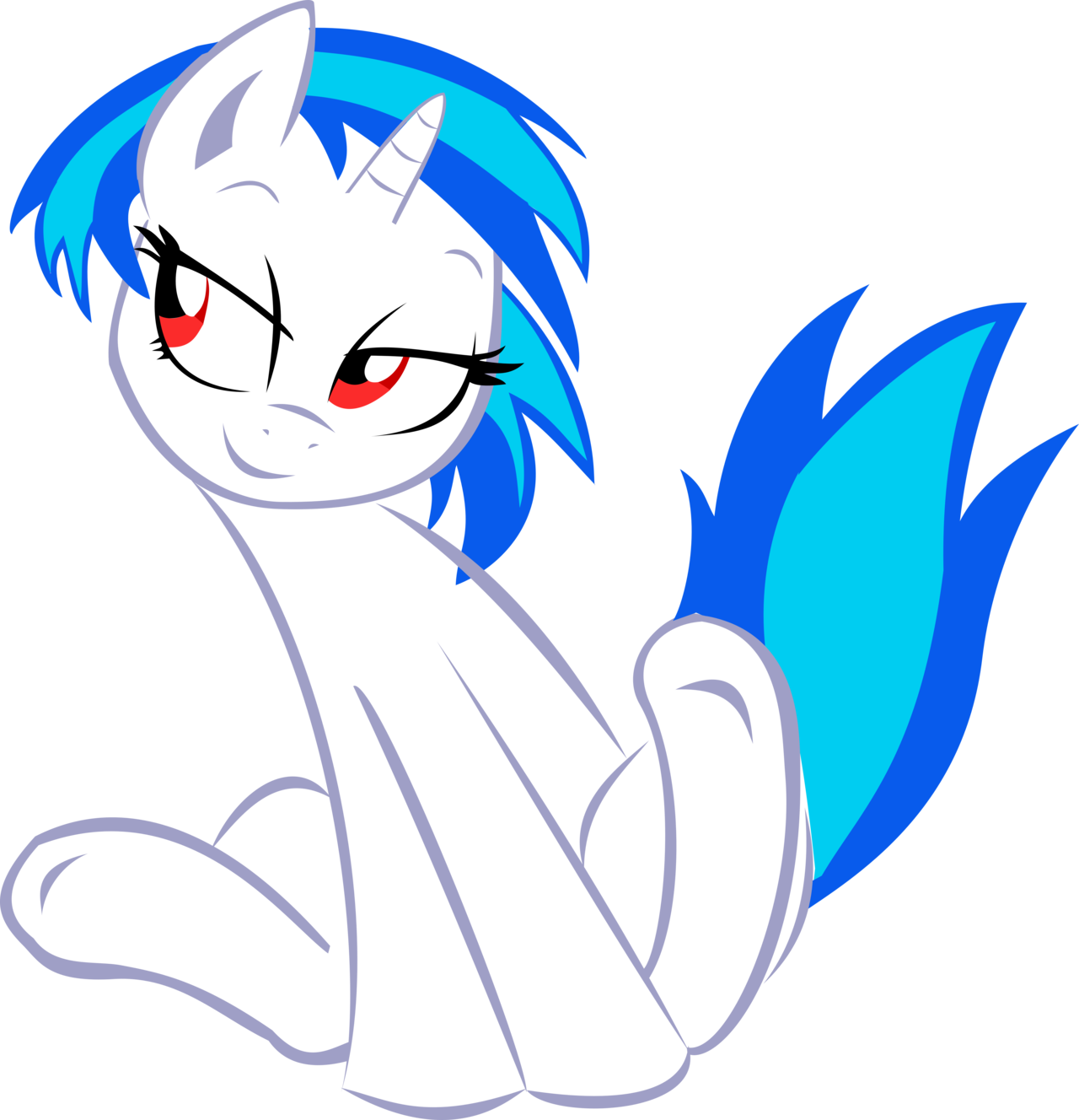 Vinyl Scratch Vector Vinyl Scratch Vector B - Cartoon (1280x1328)