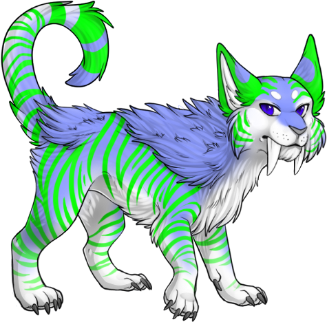 Gd1 Tiger Stripes - Cartoon (500x500)