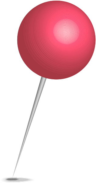 Location Map Pin Pink Sphere - Red Map Pin (317x600)