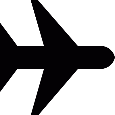 Flying Airplane Vector - Airplane Icon (400x400)