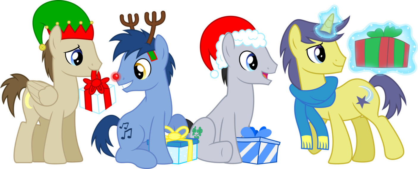 A Background Stallion Hearth's Warming By Chainchomp2 - Stallion (1405x569)