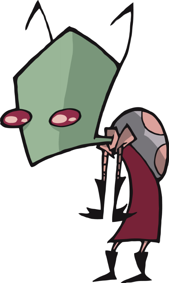 Invader Gooch - Invader Zim Invader Slacks (589x987)