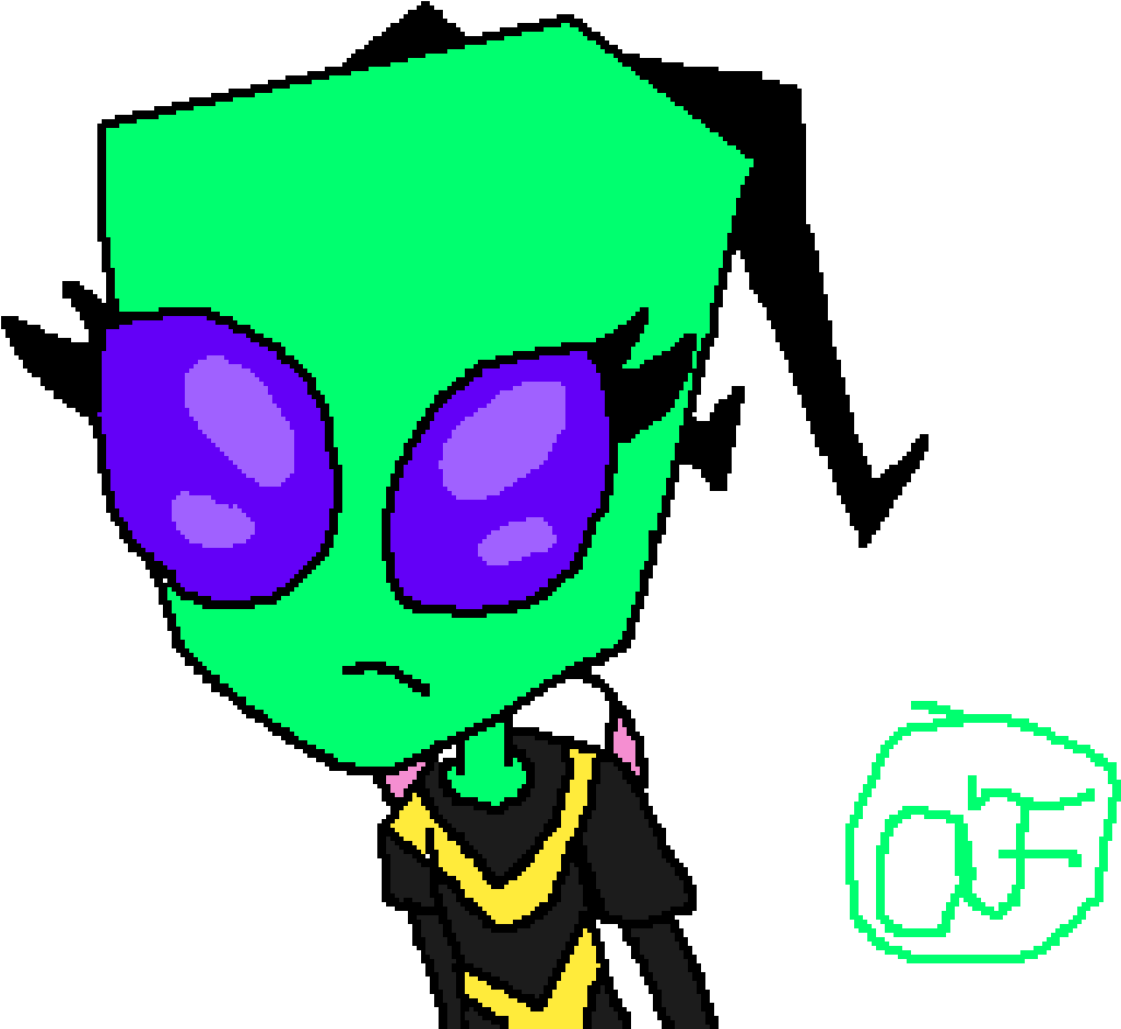 Invader Lex - Cartoon (1200x1200)