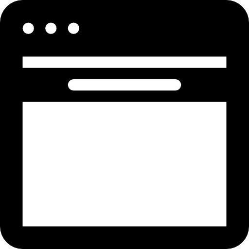 Header Free Icon - ブラウザ アイコン (512x512)
