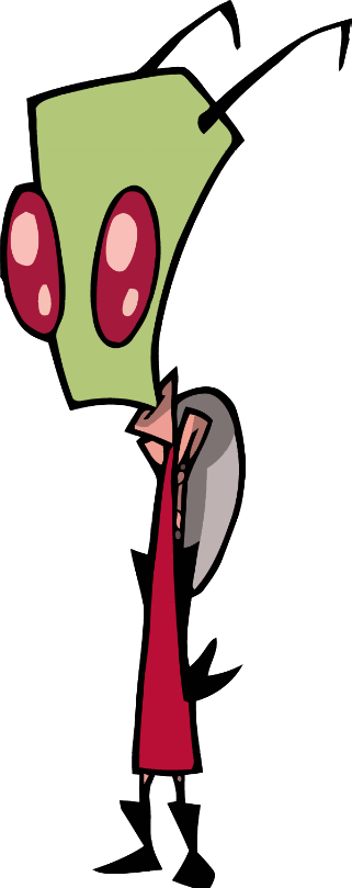 Invader Chin - Invader Zim (321x809)