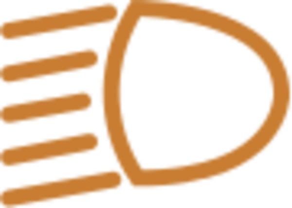 Light Beam Cliparts - Orange (600x428)