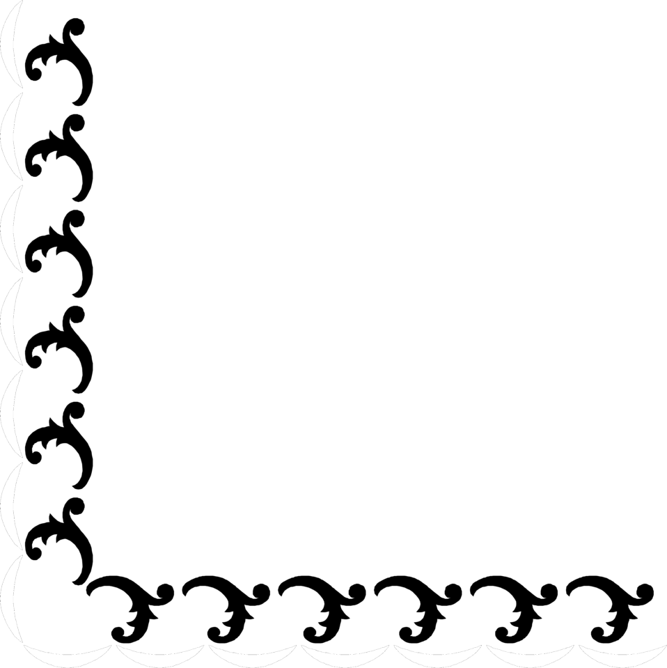 Corner Lower Left - Corner Design Clip Art (958x959)