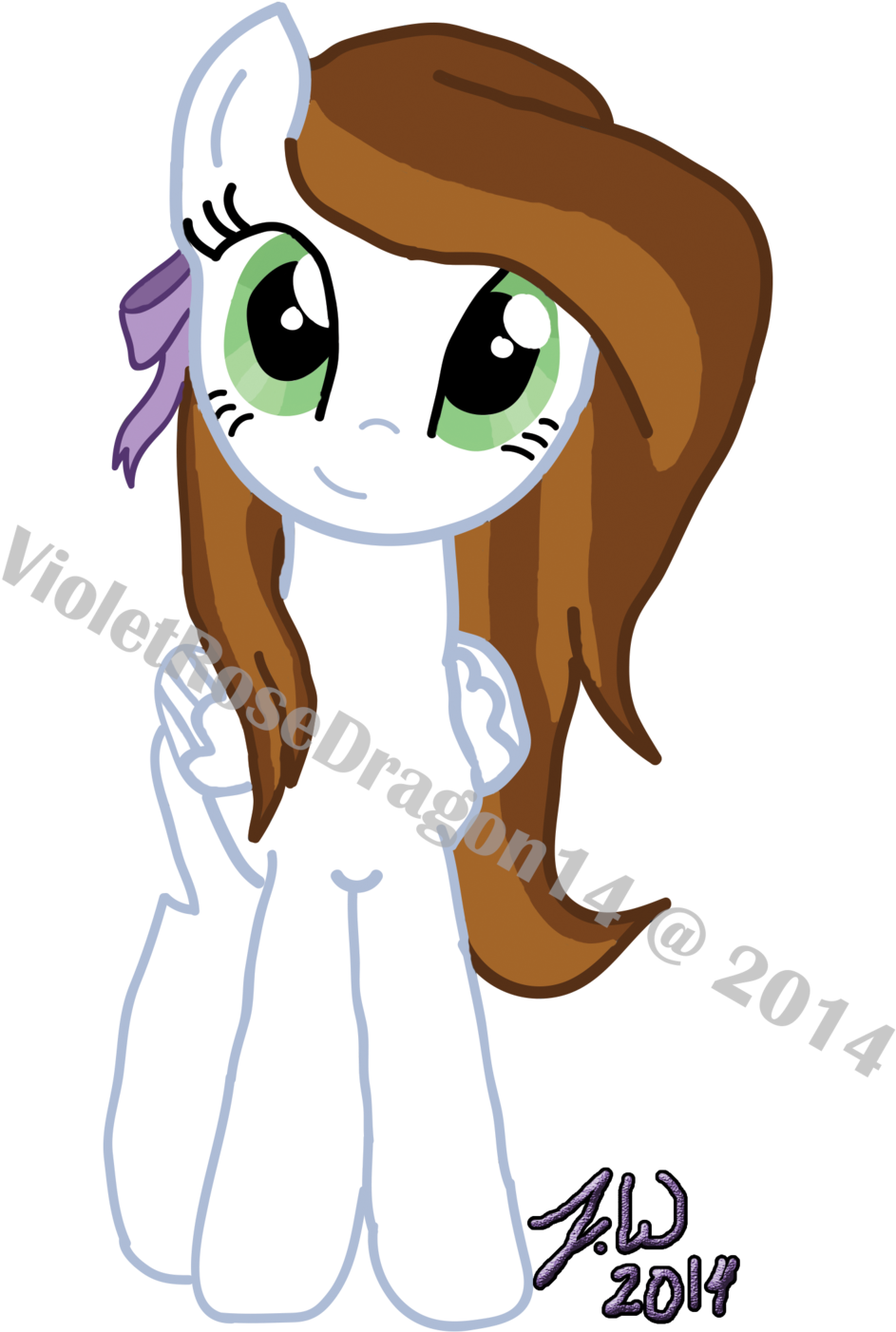 Violetrosedragon14 Mlp Oc - Harmony (1024x1468)