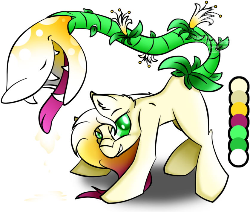 Plant Pony - Cartoon (900x720)