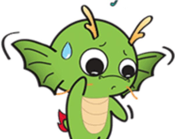 Cute Baby Dragon - Cartoon (640x480)