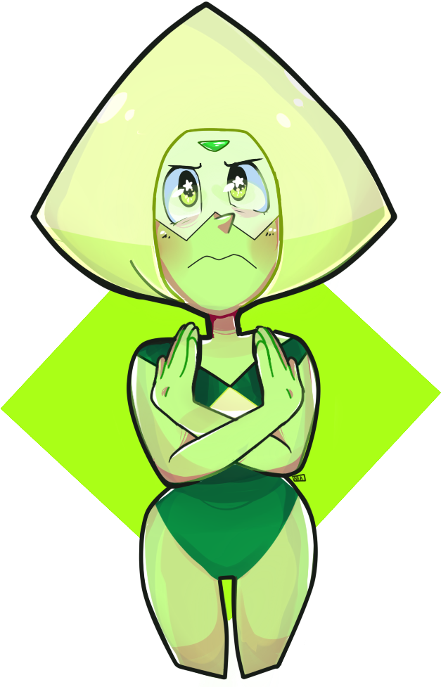 Steven Universe Peridot Salute (649x1000)