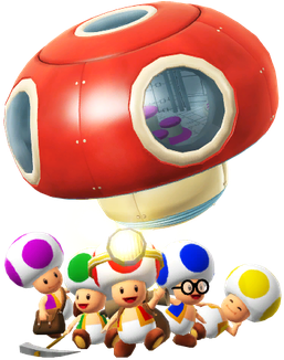 Banjo2015's Deviantart Gallery - Super Mario Galaxy Toad Ship (350x350)