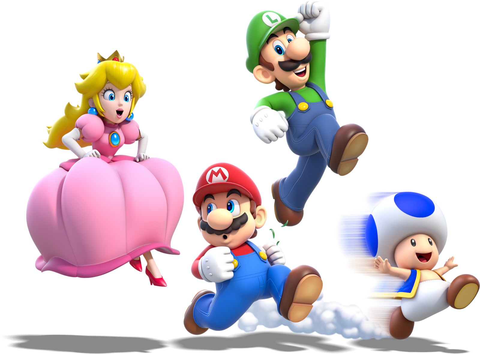Toad Super Mario Bros - Super Mario 3d World (1600x1180)