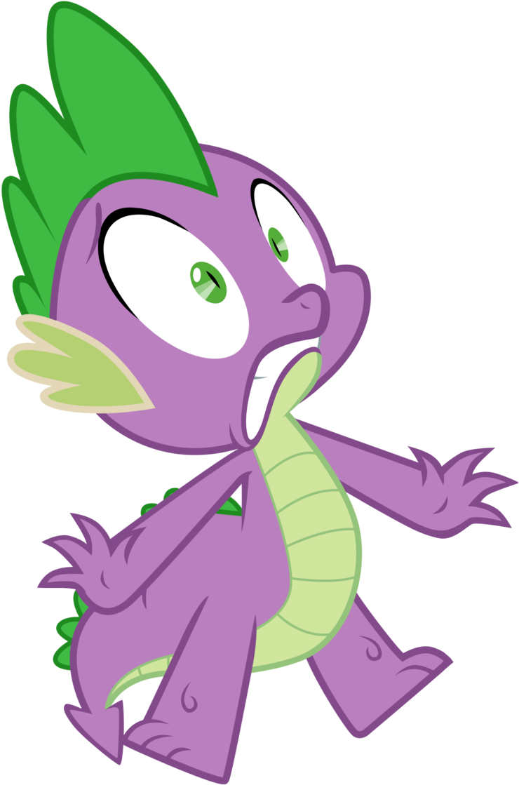 Spike Mlp - Cartoon (800x1158)