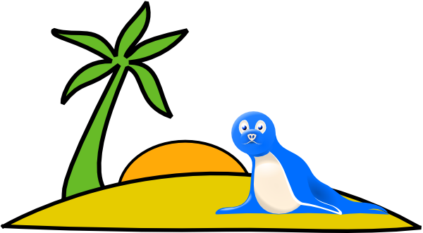 Desert Island Clip Art (600x331)