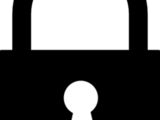 Lock Clipart Silhouette - Bag (640x480)