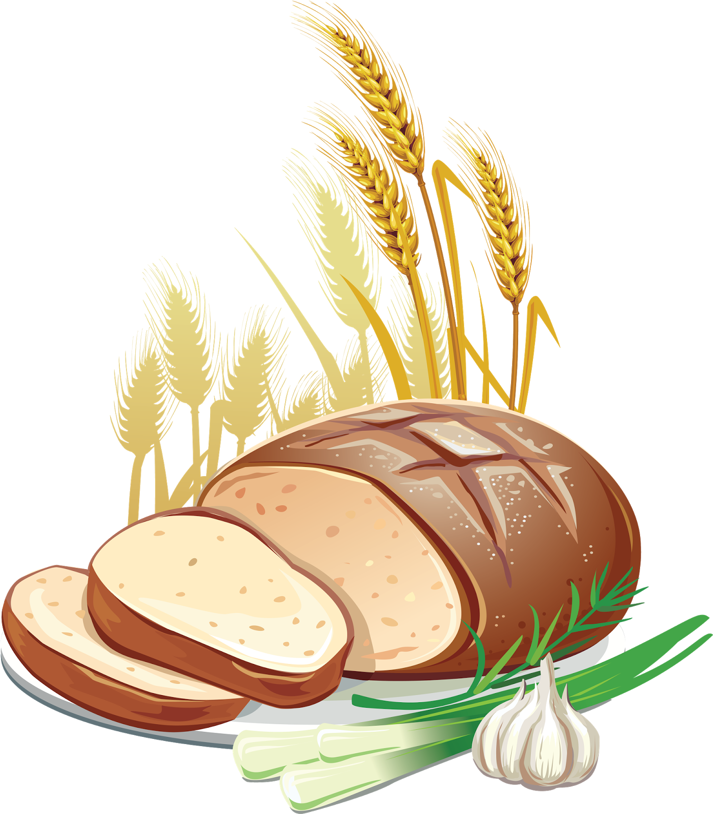 Отрезанный Ломоть - Wheat Bread Wheat Clipart (1453x1600)