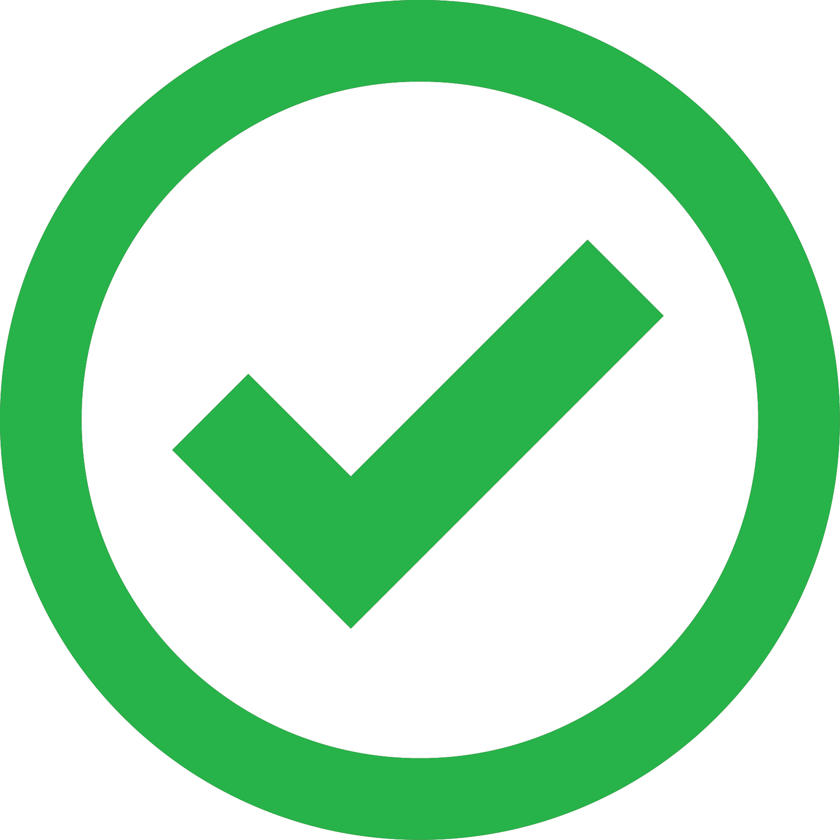 Validating Commands - Green Check Circle Png (1717x1717)