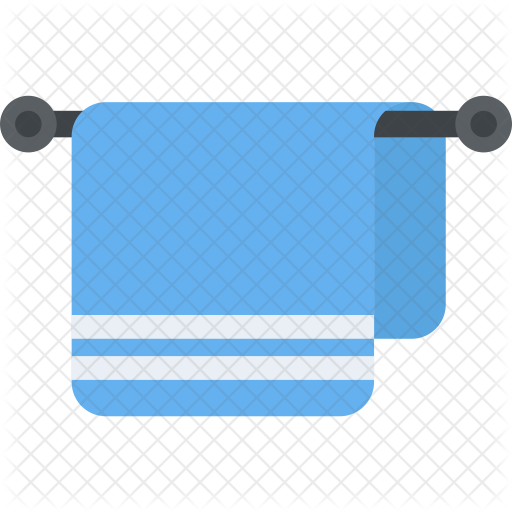 Towel Icon - Blue (512x512)