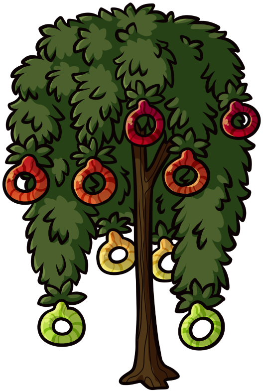 Floaty Tree By Wyngrew - Cartoon (626x800)
