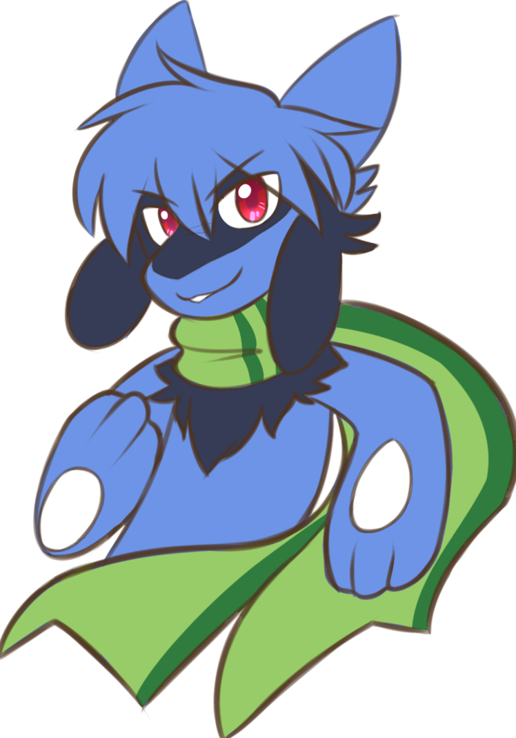 Xael Floaty By Neroinu - Painting (748x1069)