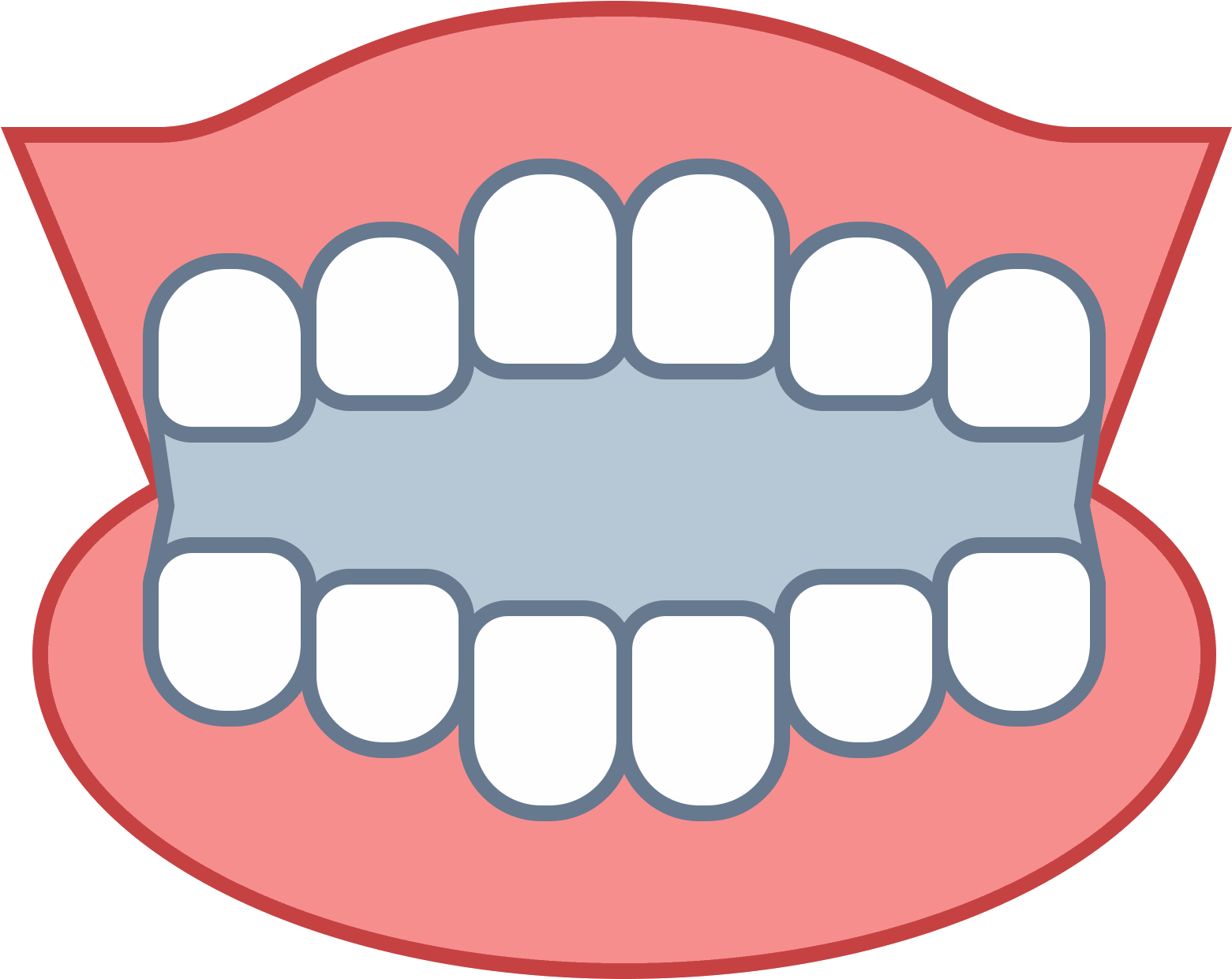 This Is An Icon For False Teeth - Icon (1600x1600)