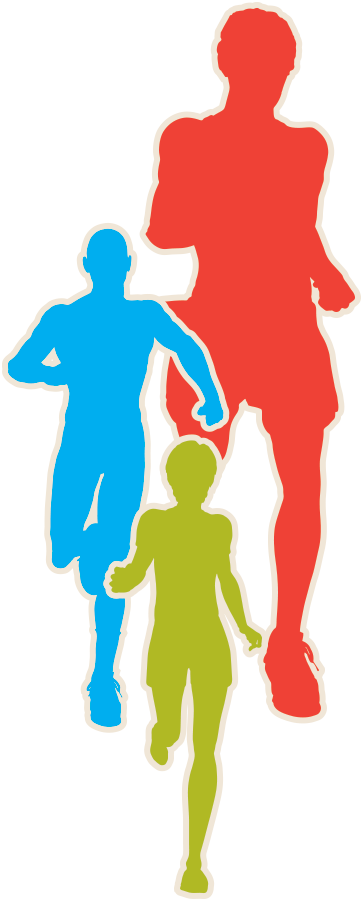 Runners - Clip Art (363x901)
