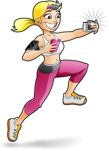 The Multimedia Aficionado - Cartoon (450x550)