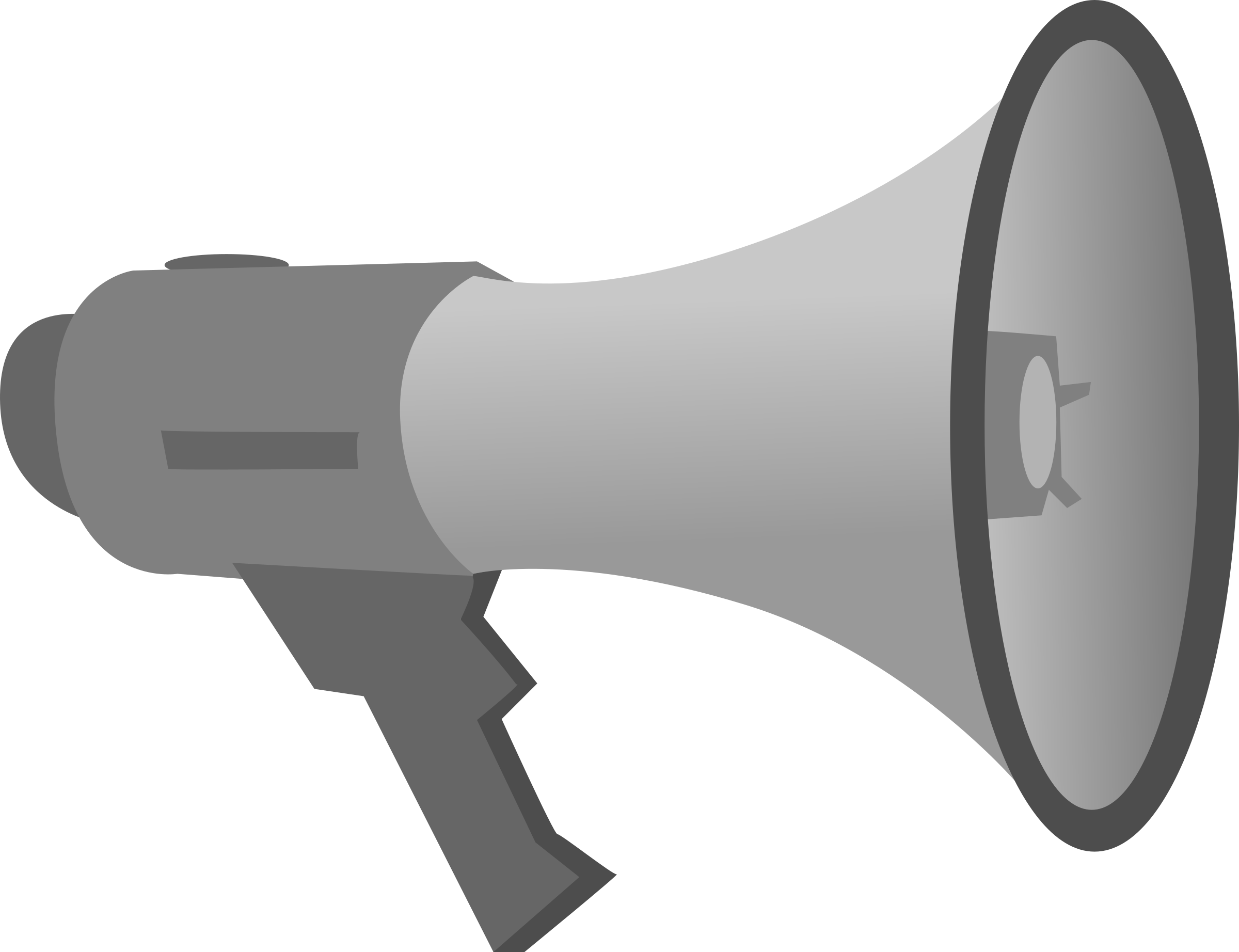 Big Image - Clip Art Megaphone (2400x1844)