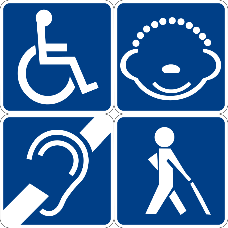 Handicapped Accessible Sing - Brady 115256 Minn Handicap Parking Sign, 18" X 12", (800x800)