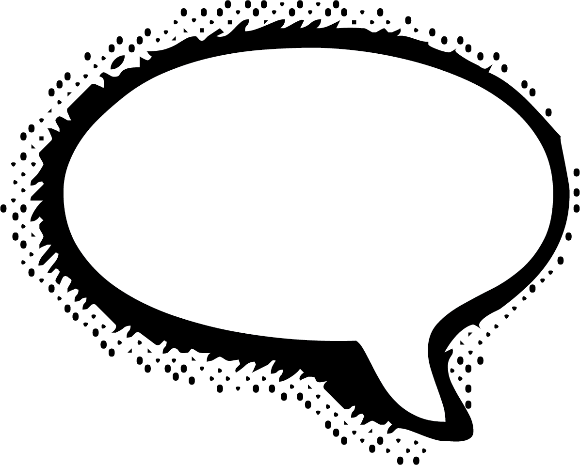 Message Clipart Bubble - Easyguide To Research Presentations (1196x960)