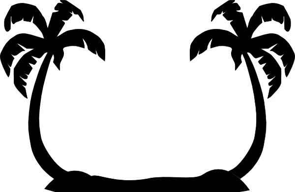 Palm Tree Clip Art (600x391)