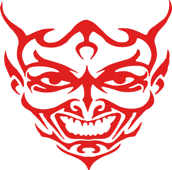 Devil, Bb, Cc Clip Art At Clker - The Devil And Tom Walker (600x594)
